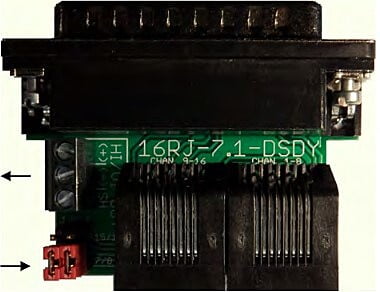 Dargco 16RJ-7.1-DSDY 7.1 Audio Input Board